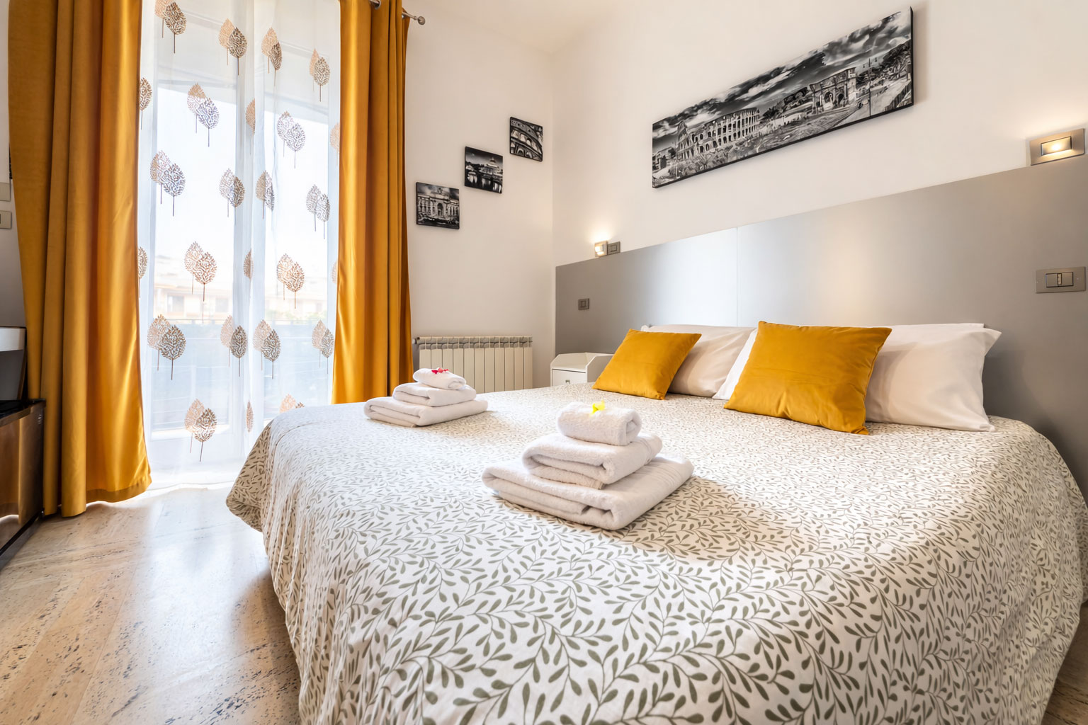 B&B Vatican Stories: panoramica della camera da letto